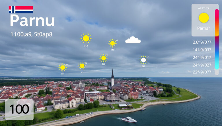 Sää Pärnu 10 vrk – Tarkka sääennuste Pärnulle 10 päiväksi