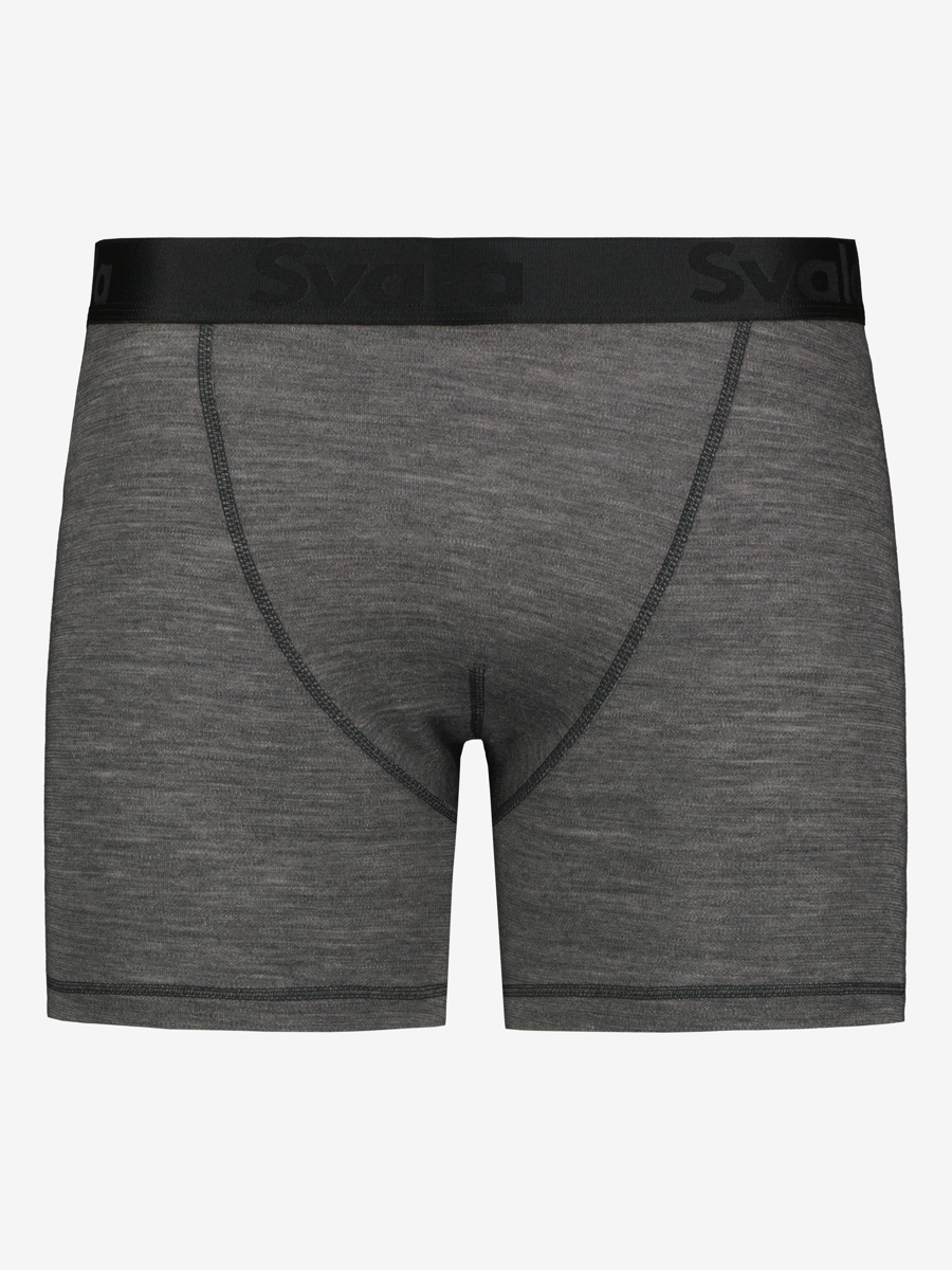 Svala Merino Active miesten bokserit Harmaa XL