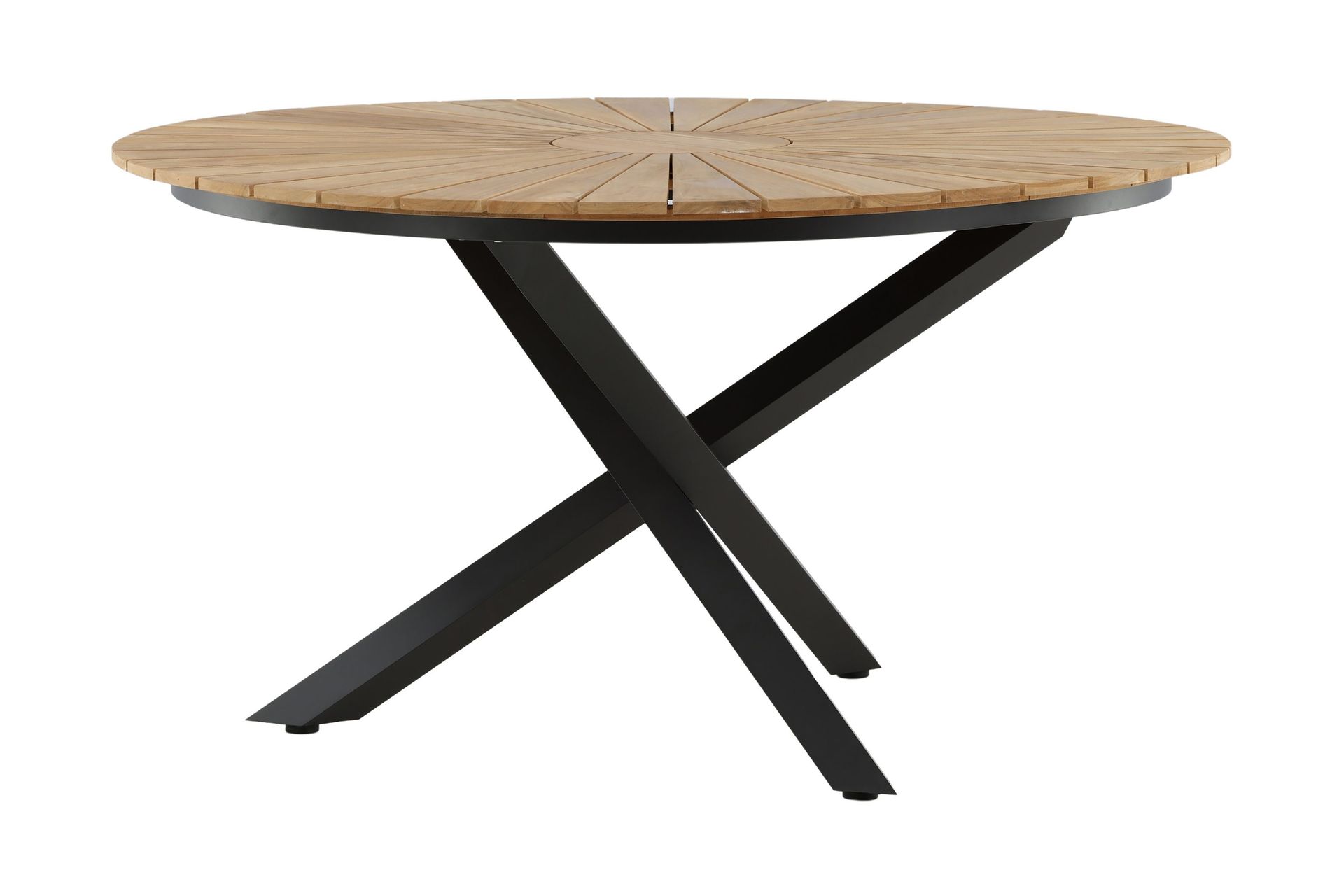 Ruokapöytä Mexico Pyöreä 140 cm Ruskea/Musta